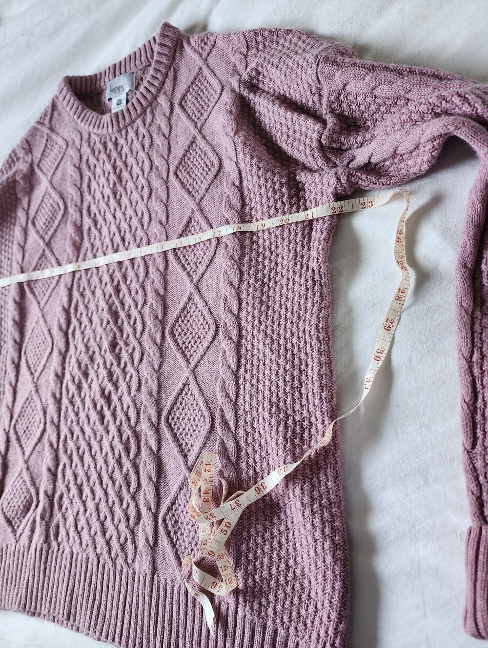 Kersh Merino Wool Cotton Blend Knit Sweater - Picture 8 of 9